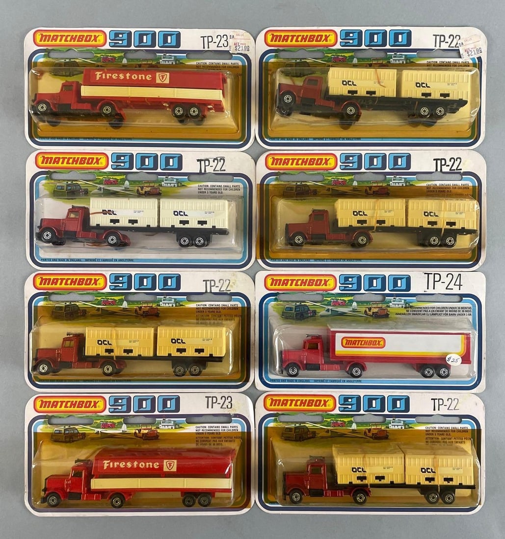 Group of Matchbox 900 Die-Cast Tractor Trailers (1 of 3)