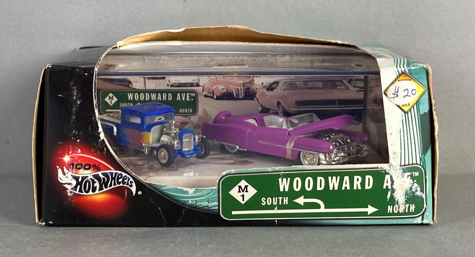 2002 Mattel Hot Wheels Woodward Ave Die-Cast Gift Pack: Like new in packaging