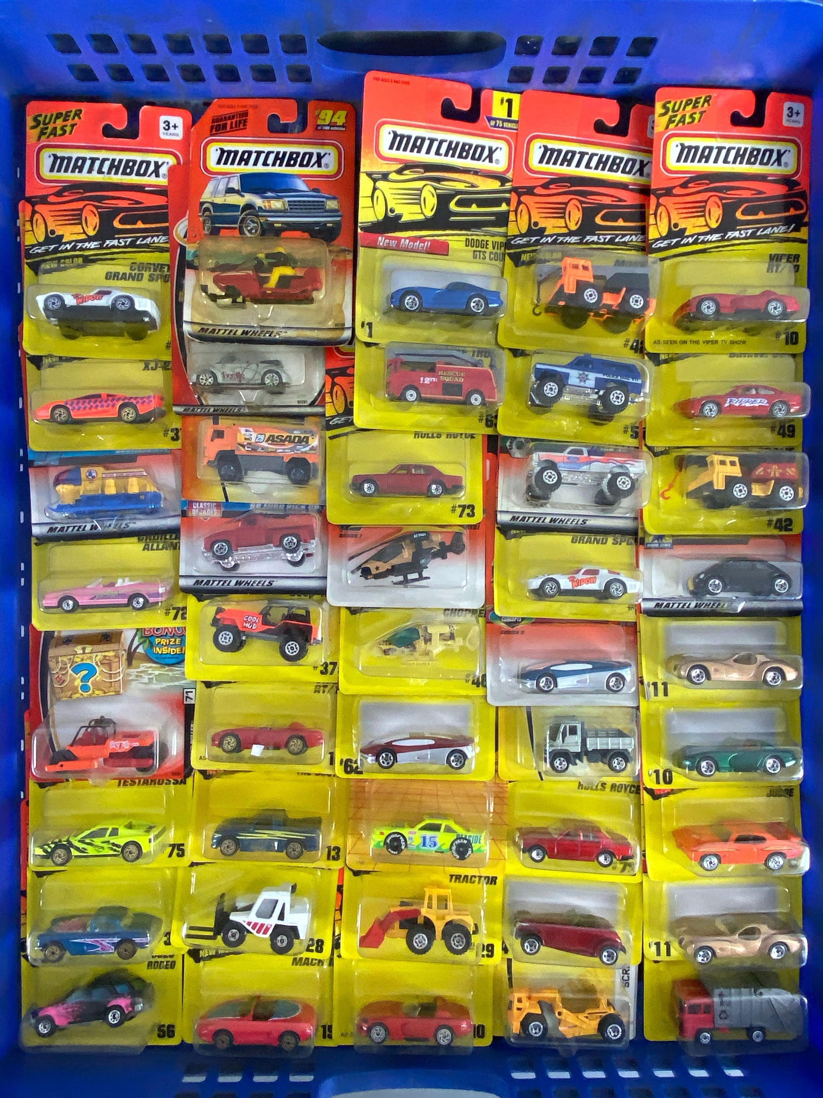 Group of 44 Matchbox Die-Cast Cars and More (1 of 3)