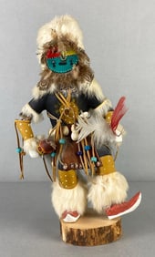 Artist Signed Native American Sun Dancer Kachina Doll