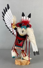 H. Charley Native American Navajo Eagle Kachina Doll