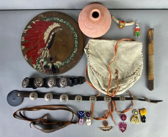 Group of Assorted Native American Style Items