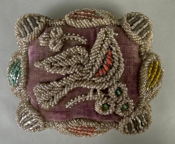 Vintage Native American Beaded Pillow/Pin Cushion