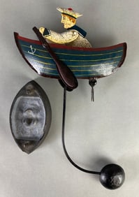 Cast Metal Counter-Balance Sailor Toy