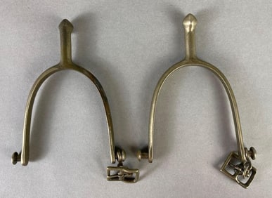 WW1 Era US Calvary August Buermann Horse Spurs