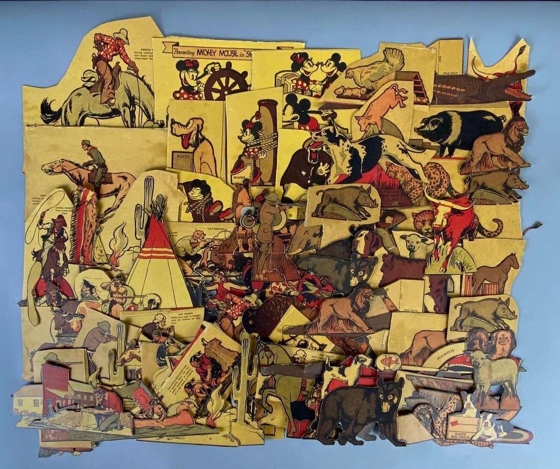 Group of Post Cereal Box Cutouts and More (1 of 3)