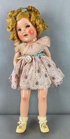 Vintage Ideal Sleepy Eye Shirley Temple Composition Doll