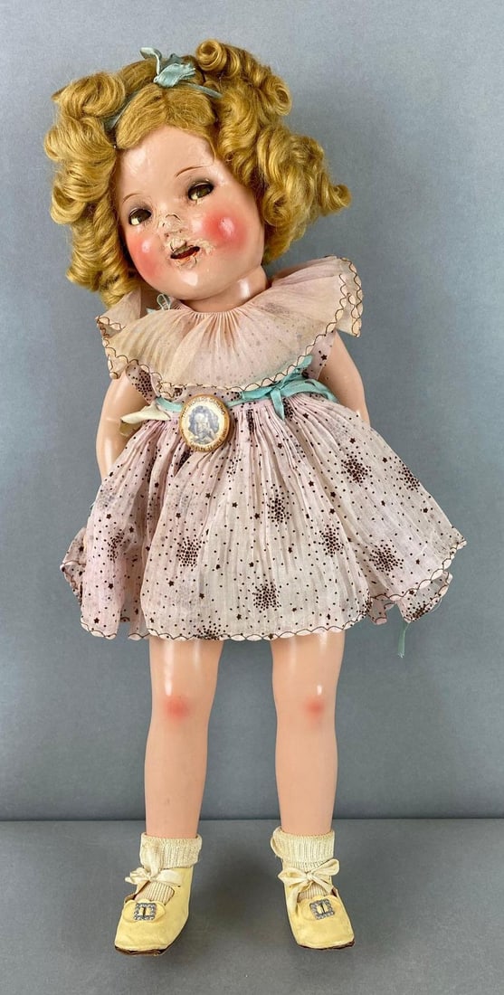 Vintage Ideal Sleepy Eye Shirley Temple Composition Doll (1 of 6)