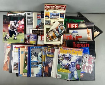 Group of Sports Ephemera and More
