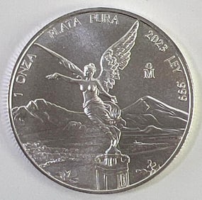 2023 Mexico Libertad 1 Onza 1 oz .999 Fine Silver Round