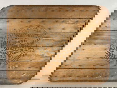 Vintage Wabash Screen Door Co. Wood and Metal Advertising Sign