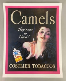 Reproduction Camel Cigarette Advertising Poster