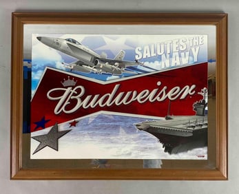Anheuser Busch Budweiser Salutes the Navy Advertising Mirror