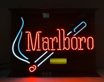 Marlboro Cigarettes Neon Advertising Sign