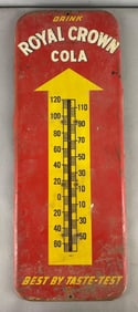 Vintage Royal Crown Cola Advertising Thermometer