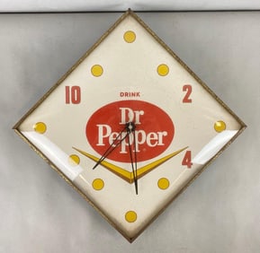 Vintage Dr Pepper 10/2/4 Advertising Clock