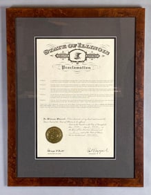 2006 State of Illinois Executive Department Proclamation