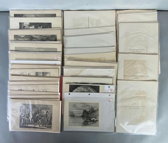 Large Group of Lithograph Pages and More