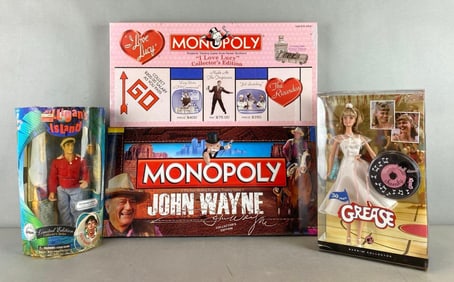 Group of 2 Monopoly Boards and More