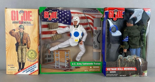 Group of 3 Hasbro GI Joes