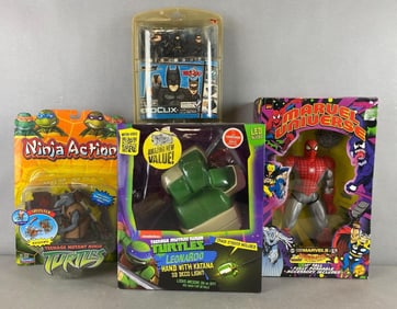 Group of Action Figure Toys and More