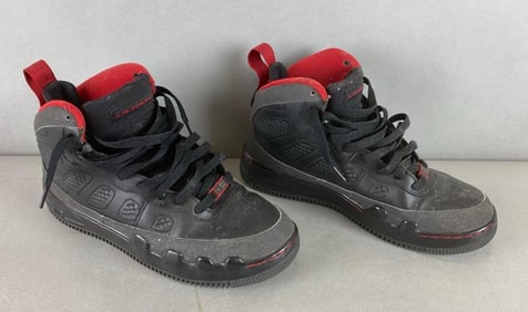 Air Jordan Fusion Sneakers in Black Mens Size 8.5