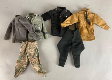 Group of 2 WW2 German Military Uniforms for Action Figures