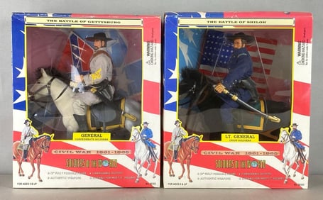 Group of 2 Soldiers of the World Civil War Action Figures