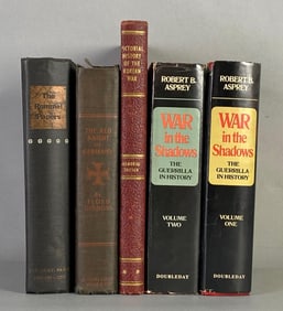 Group of 5 Hardcover Military War Books