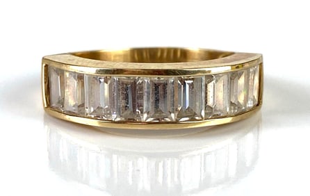 10K Gold CZ Ring