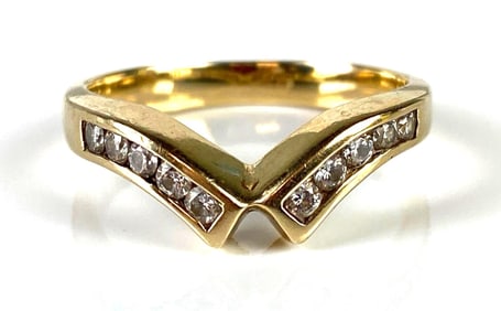 14K Gold Diamond Ring