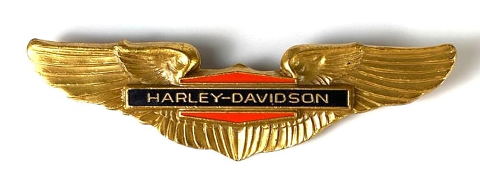 Harley-Davidson Bar and Wings Lapel Pin