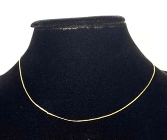14K Gold Italian Chain Necklace