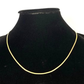 14K Gold Italian Chain Necklace