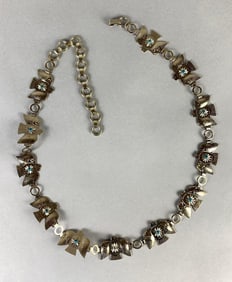 Native American Style Thunderbird Medallion Link Belt