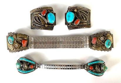 Group of Native American Style Watchband Connectors