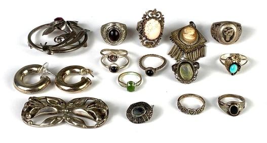 Group of Sterling Silver Jewelry