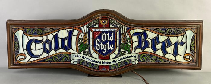 Heilemans Old Style Cold Beer Light Up Advertising Sign
