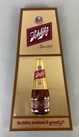 1979 Schlitz Makes it Greater Advertising Sign