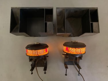 Group of Michelin American Heritage Light Up Advertising Register Toppers and More