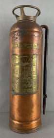 Underwriters Laboratories Red Star Copper Fire Extinguisher