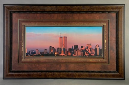 Menards World Trade Center Skyline Framed Print