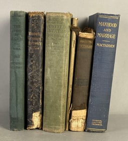 Group of 6 Vintage Educational Books