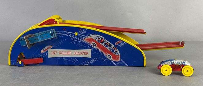 Jet Roller Coaster Tin Litho Toy