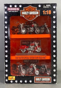 2002 Maisto Harley-Davidson Die-Cast Motor Cycles Gift Pack