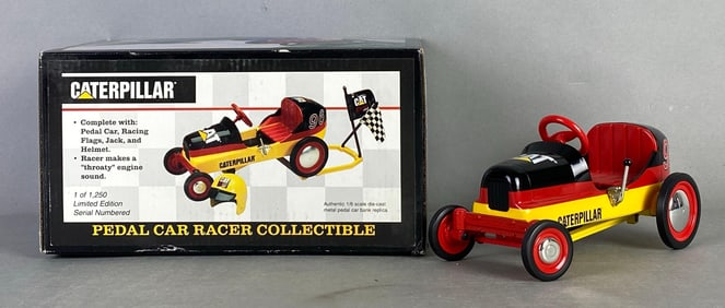CAT Racing Limited Edition Die-Cast Pedal Car Coin Bank