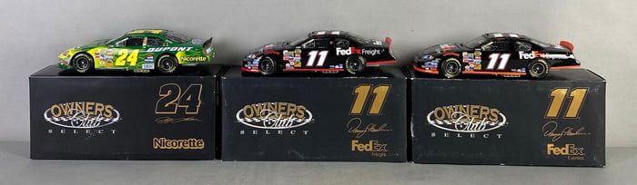 Group of 3 NASCAR Owners Club Die-Cast Cars