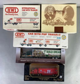 Group of Assorted Die-Cast Tractor Trailers