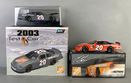 Group of 2 No. 20 Tony Stewart NASCAR Die-Cast Models