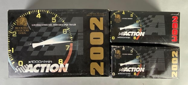 Group of 3 Action NASCAR Die-Cast Vehicles